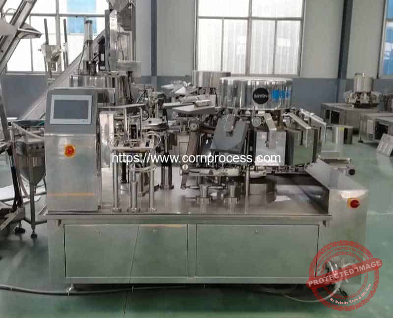 Automatic-Bag-Feeding-Corn-Vacuum-Bag-Packing-Machine